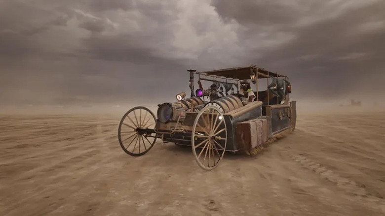 кадр из фильма Burning Man, le désert de tous les possibles
