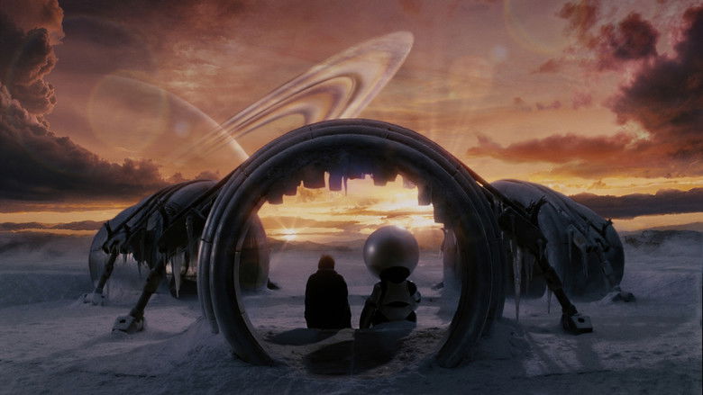 кадр из фильма Автостопом по галактике