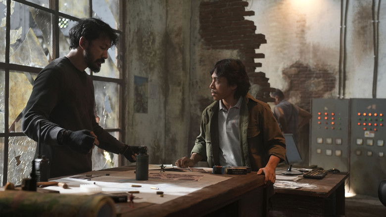 кадр из фильма 13 взрывов в Джакарте