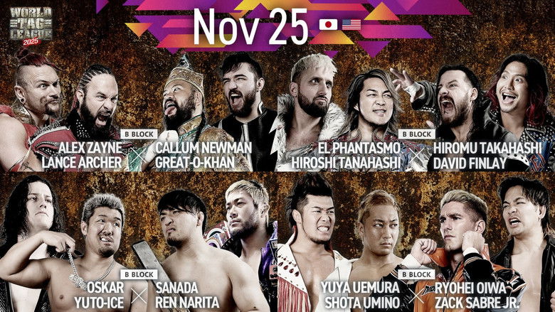 кадр из фильма NJPW World Tag League 2025 - Day 4