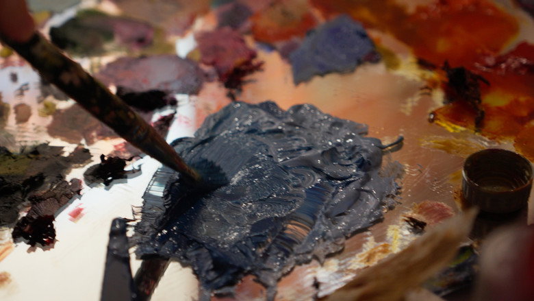 кадр из фильма Tempering Color - The Meditations of an Oil Painter