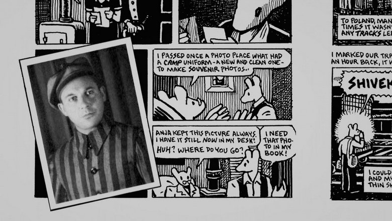 кадр из фильма Récit de l'enfer d'Auschwitz : « Maus » d'Art Spiegelman