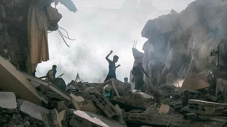 кадр из фильма Gaza. Depuis le 7 octobre