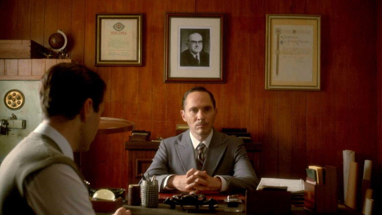 кадр из фильма O Chefe do Meu Pai Era um Democrata e Ninguém Sabia