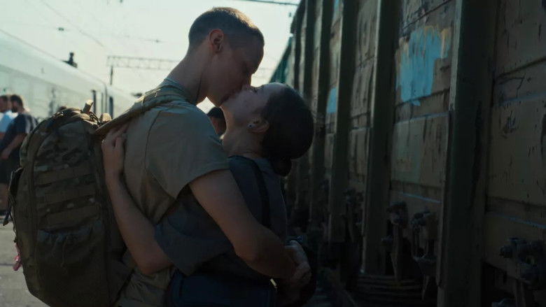 кадр из фильма Des trains dans la guerre