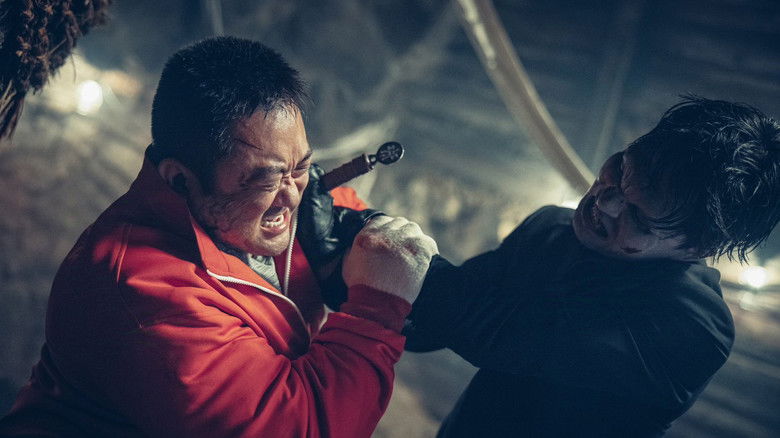 кадр из фильма Святая ночь: Охотник на демонов