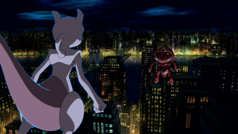 кадр из фильма 劇場版ポケットモンスター ベストウイッシュ 神速のゲノセクト ミュウツー覚醒