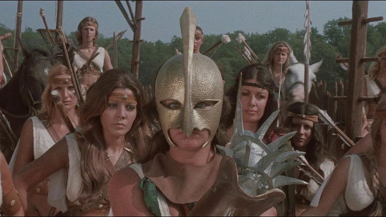 кадр из фильма Амазонки и супермен