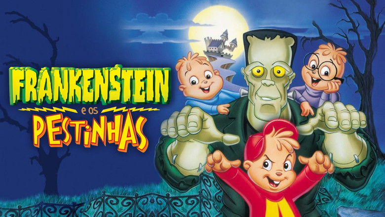 кадр из фильма Элвин и бурундуки встречают Франкенштейна