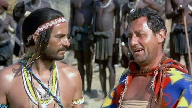 кадр из фильма Удастся ли нашим героям разыскать друга, таинственно пропавшего в Африке?