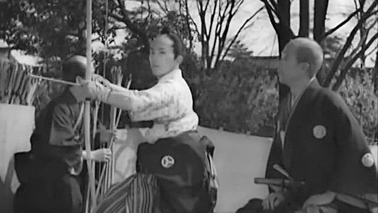 кадр из фильма История лучников Сандзюсангэн-до