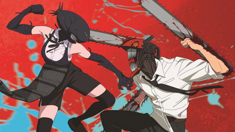 кадр из фильма Человек-бензопила. Фильм: История Резе