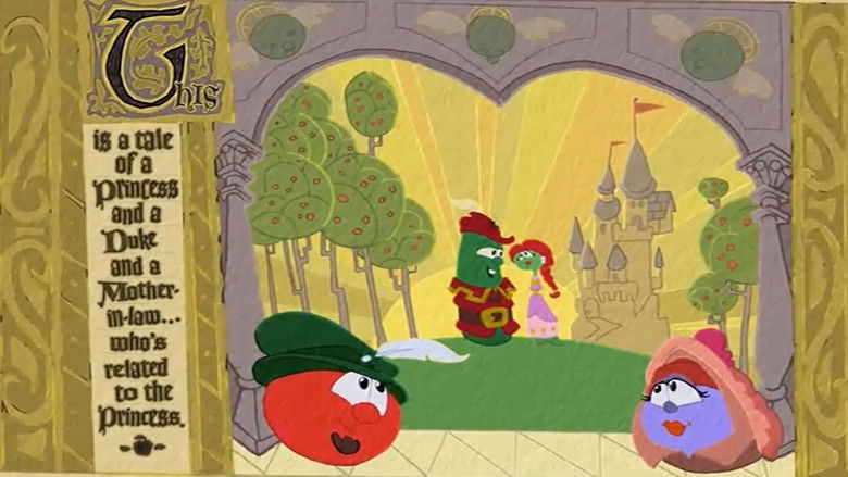 кадр из фильма VeggieTales: Duke and the Great Pie War