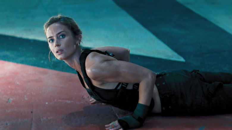 кадр из фильма Грань будущего