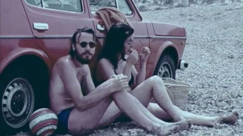 кадр из фильма Πέφτουν οι σφαίρες σαν το χαλάζι κι ο τραυματισμένος καλλιτέχνης αναστενάζει