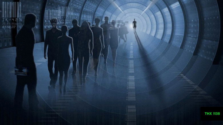 кадр из фильма Галактика ТНХ-1138