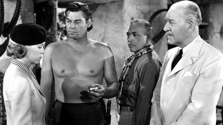 кадр из фильма Тарзан и амазонки