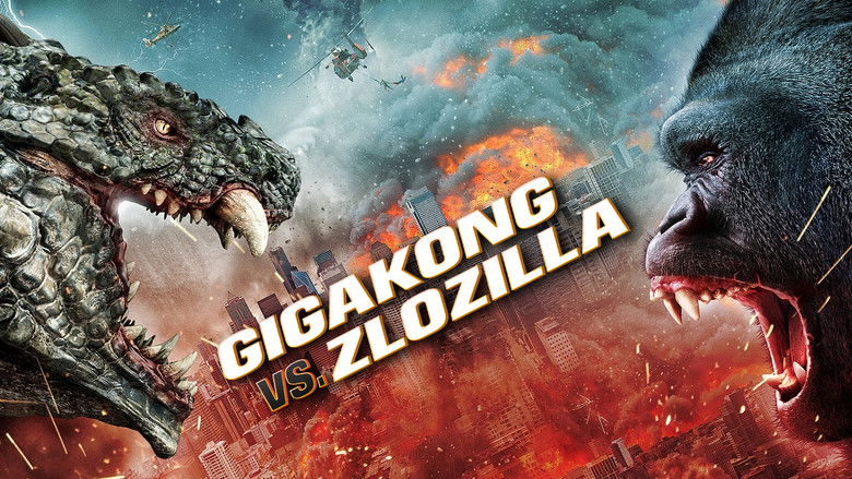 кадр из фильма Обезьяна против монстра