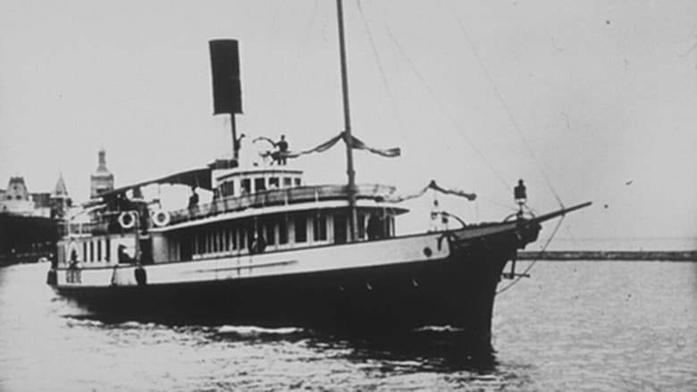 кадр из фильма Départ d’un bateau à vapeur sur le lac Léman