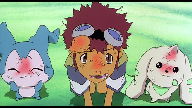 кадр из фильма Приключения Дигимонов: Золотые Дигименталы