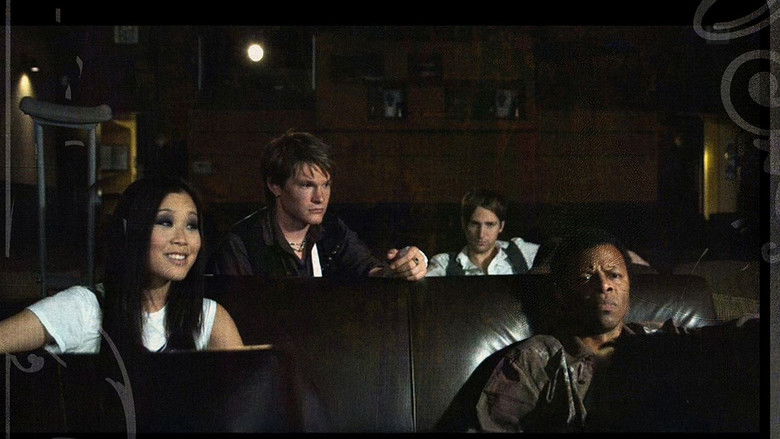 кадр из фильма A Night at the Silent Movie Theater