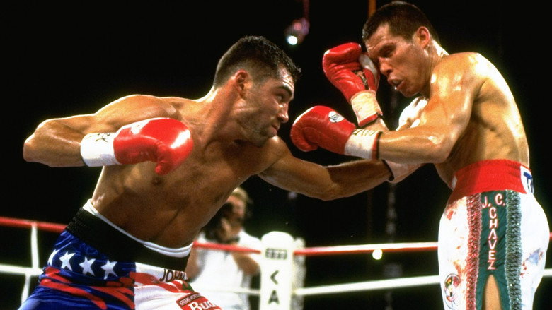 кадр из фильма La Guerra Civil: Chavez vs. de la Hoya