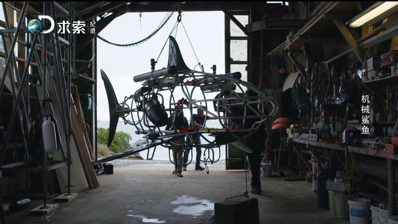 кадр из фильма Mechashark: Love Down Under