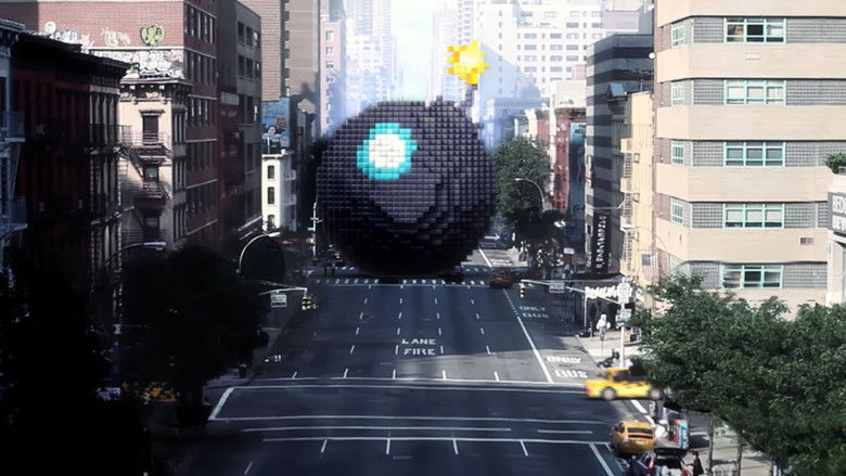 кадр из фильма Пиксели