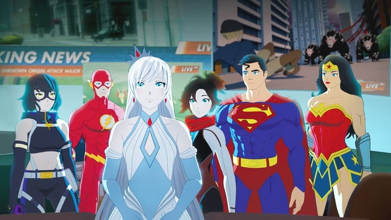 кадр из фильма Лига справедливости и Руби: супергерои и охотники. Часть вторая