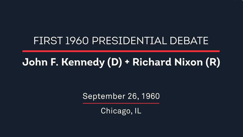 кадр из фильма 1960 First Presidential Debate