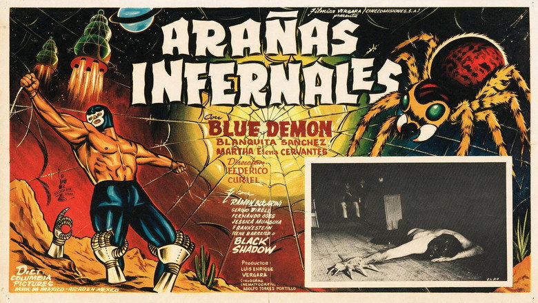 кадр из фильма Arañas infernales