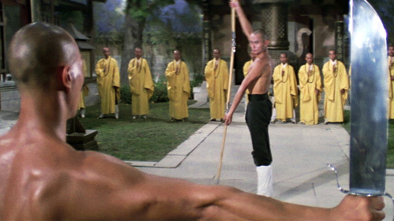 кадр из фильма 36 ступеней Шаолиня