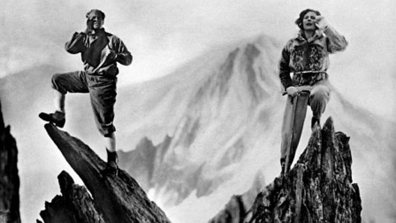 кадр из фильма Бури над Монбланом