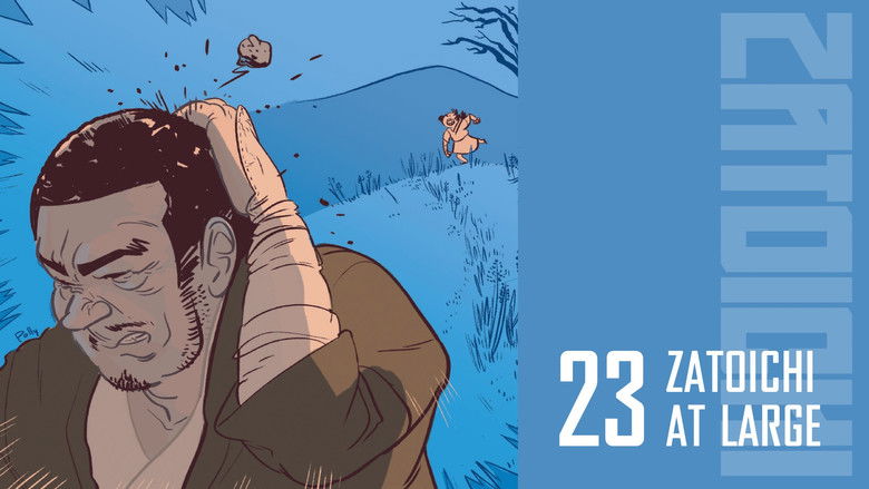 кадр из фильма Затоичи на свободе