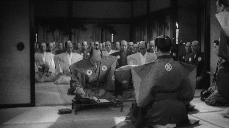 кадр из фильма Сорок семь верных вассалов эпохи Гэнроку
