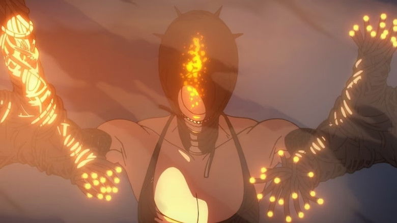 кадр из фильма Человек-бензопила. Фильм: История Резе