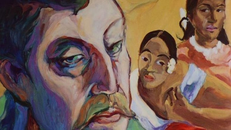 кадр из фильма Мона Лиза, спускающаяся по лестнице