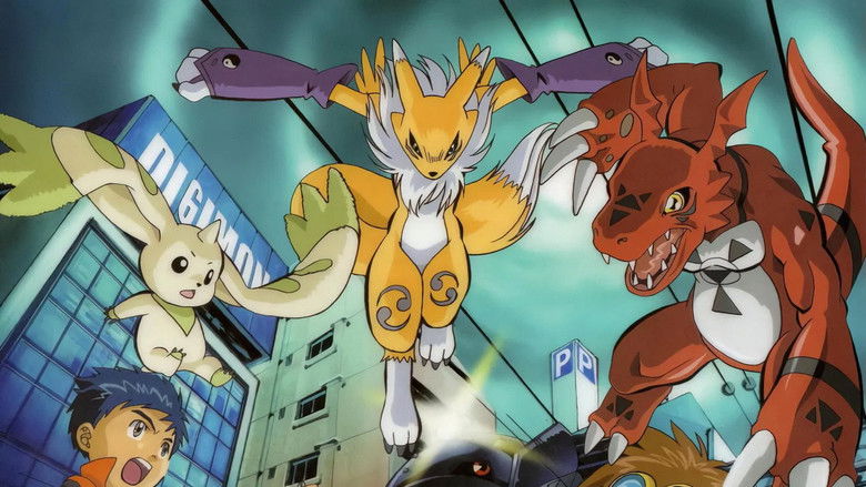 кадр из фильма Укротители Дигимонов: Сбежавший Дигимон Экспресс