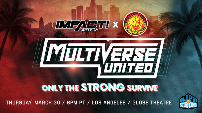 кадр из фильма IMPACT Wrestling x NJPW: Multiverse United: Only The Strong Survive