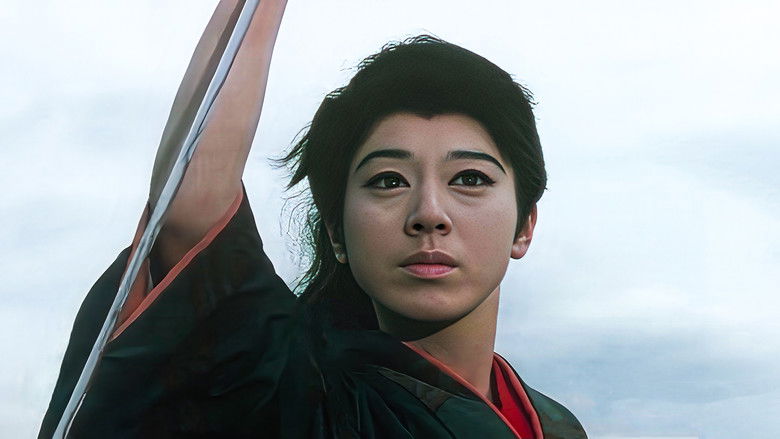 кадр из фильма めくらのお市物語 真赤な流れ鳥