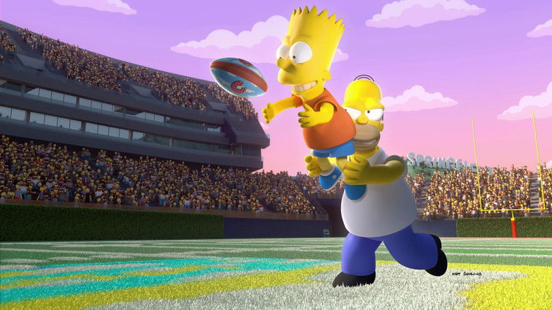 кадр из фильма The Simpsons Funday Football