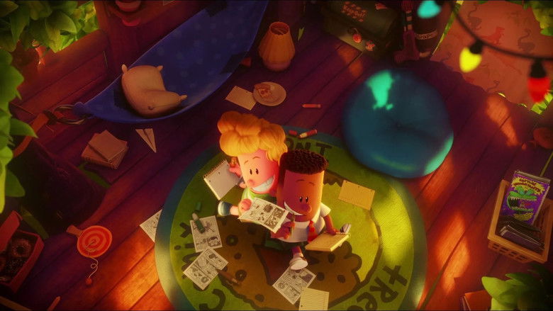 кадр из фильма Капитан Подштанник: Первый эпический фильм