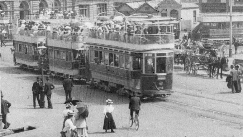 кадр из фильма Departure of the British Antarctic Expedition from Lyttelton, New Zealand, 1st January, 1908.