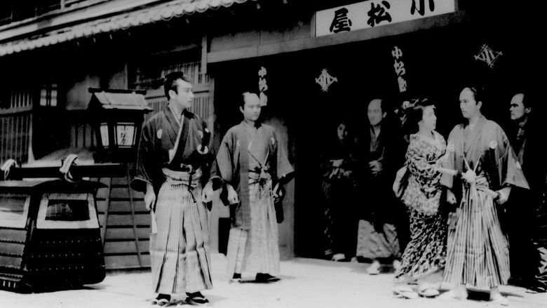 кадр из фильма История лучников Сандзюсангэн-до