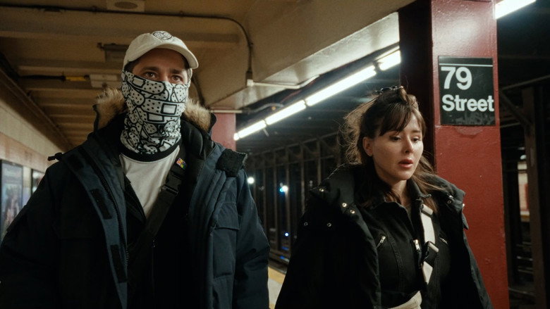 кадр из фильма Torn: The Israel-Palestine Poster War on New York City Streets
