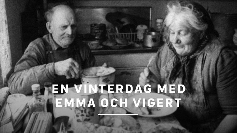кадр из фильма En vinterdag med Emma och Vigert