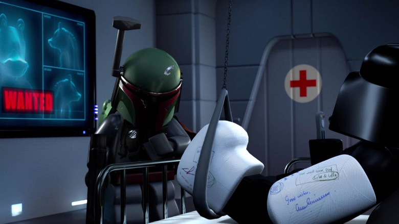 кадр из фильма LEGO Звёздные Войны: Награда Бомбада