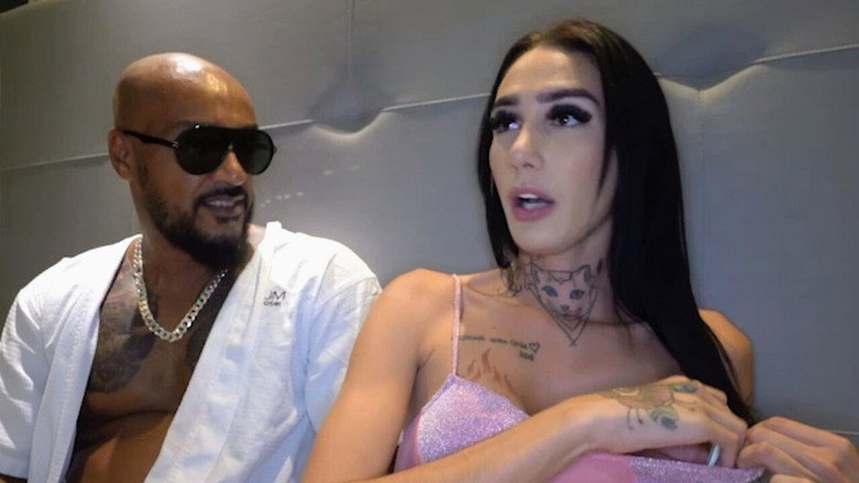 кадр из фильма TGirls Love Big Black Cock 35
