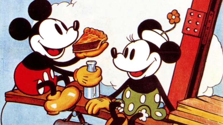кадр из фильма Микки Маус на стройке