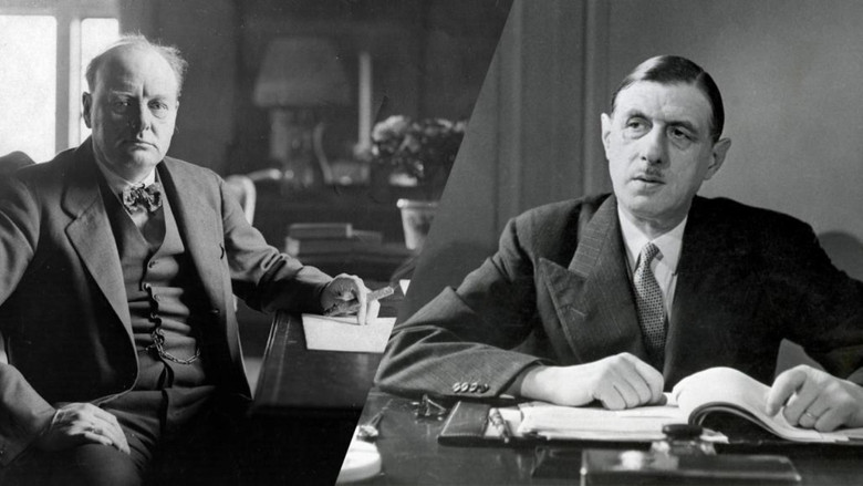 кадр из фильма De Gaulle vs Churchill : Mémoires de guerre, guerre des mémoires